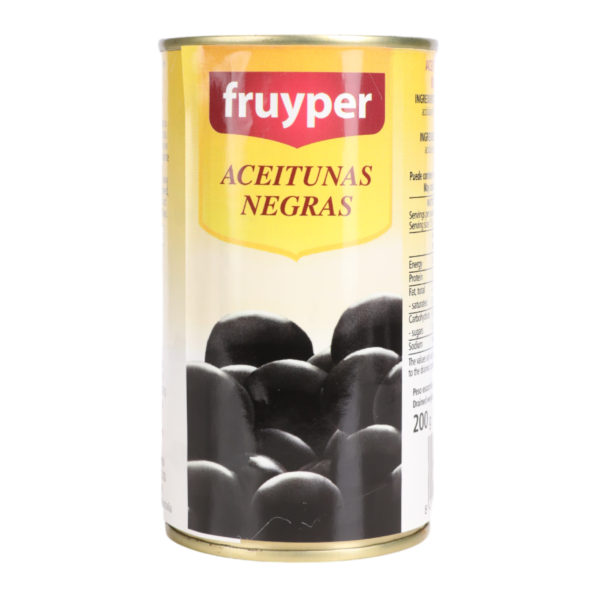 Fruyper Plain Black Olives