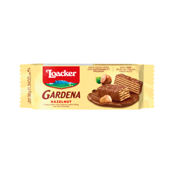 Loacker Gardena Hazelnut Wafers
