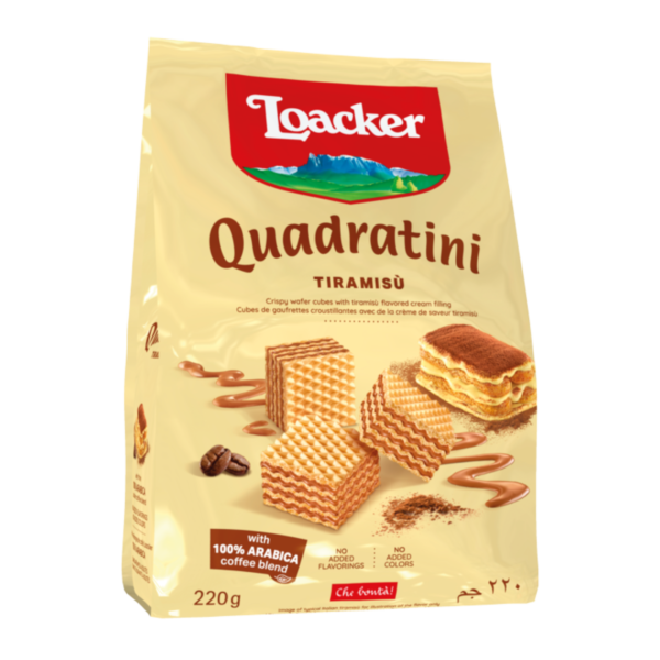 Loacker Tiramisu Quadratini Wafers