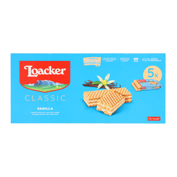 Loacker Wafers 5 Portion Vanila
