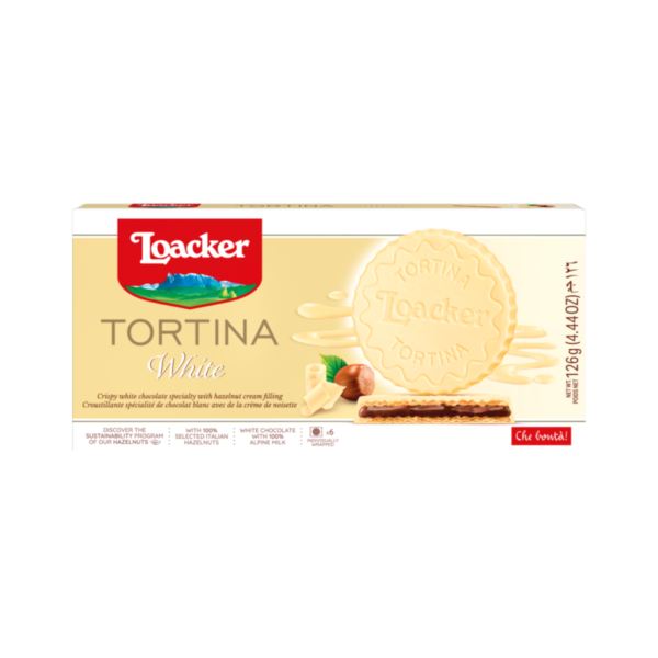 Loacker Tortina Wafers White